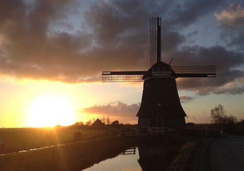 Guided visit to Poldermolen (windmill) and Volendam